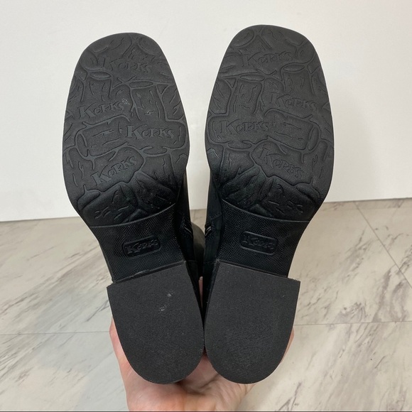 New! Korks Meegan Mid Shaft Black Leather Boot 9.5 - Picture 13 of 14